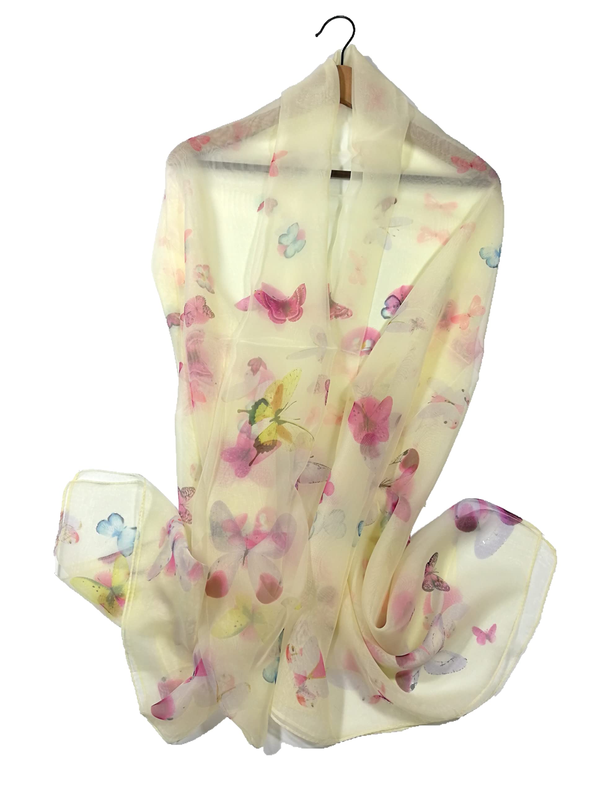 ShanlinSuper Large Silk Feel Floral Scarves for Women in Gift Box