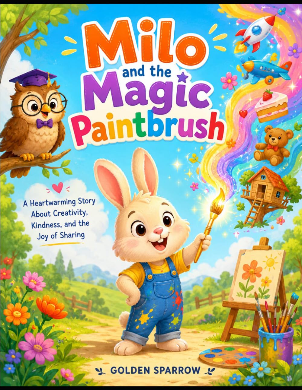 Milo and the Magic Paintbrush: A Heartwarming Story About Kindness, Sharing, and Friendship