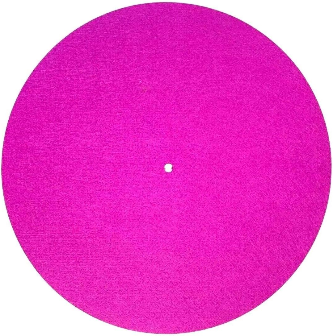 Purple Felt Turntable Slipmat 12inch Vinyl Record DJ Pro Platter Slip Mat (4