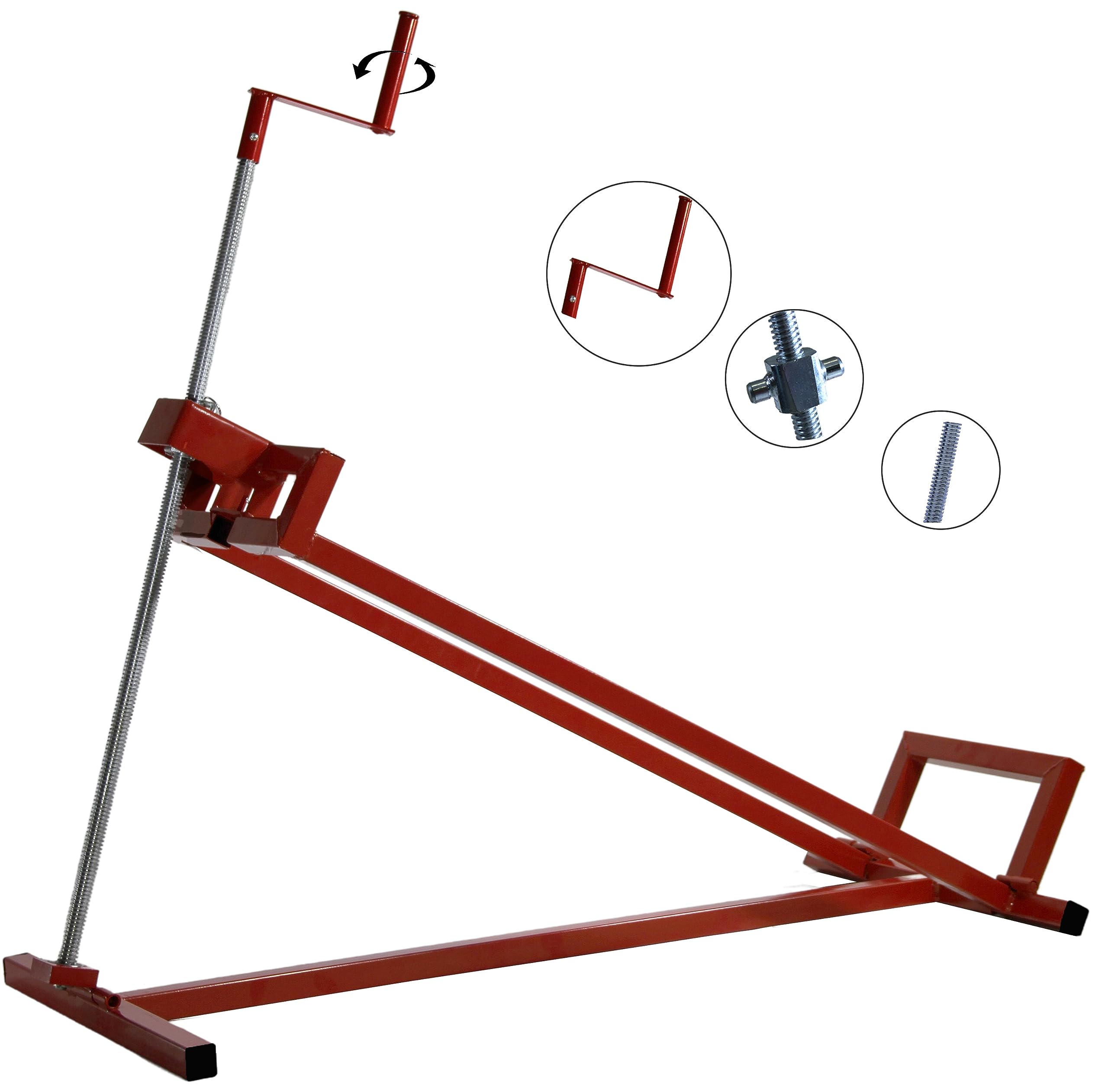 Rasentraktor Heber 450 kg Hebebühne Hebevorrichtung Aufsitzmäher Quadheber Quad (ohne Adapter)