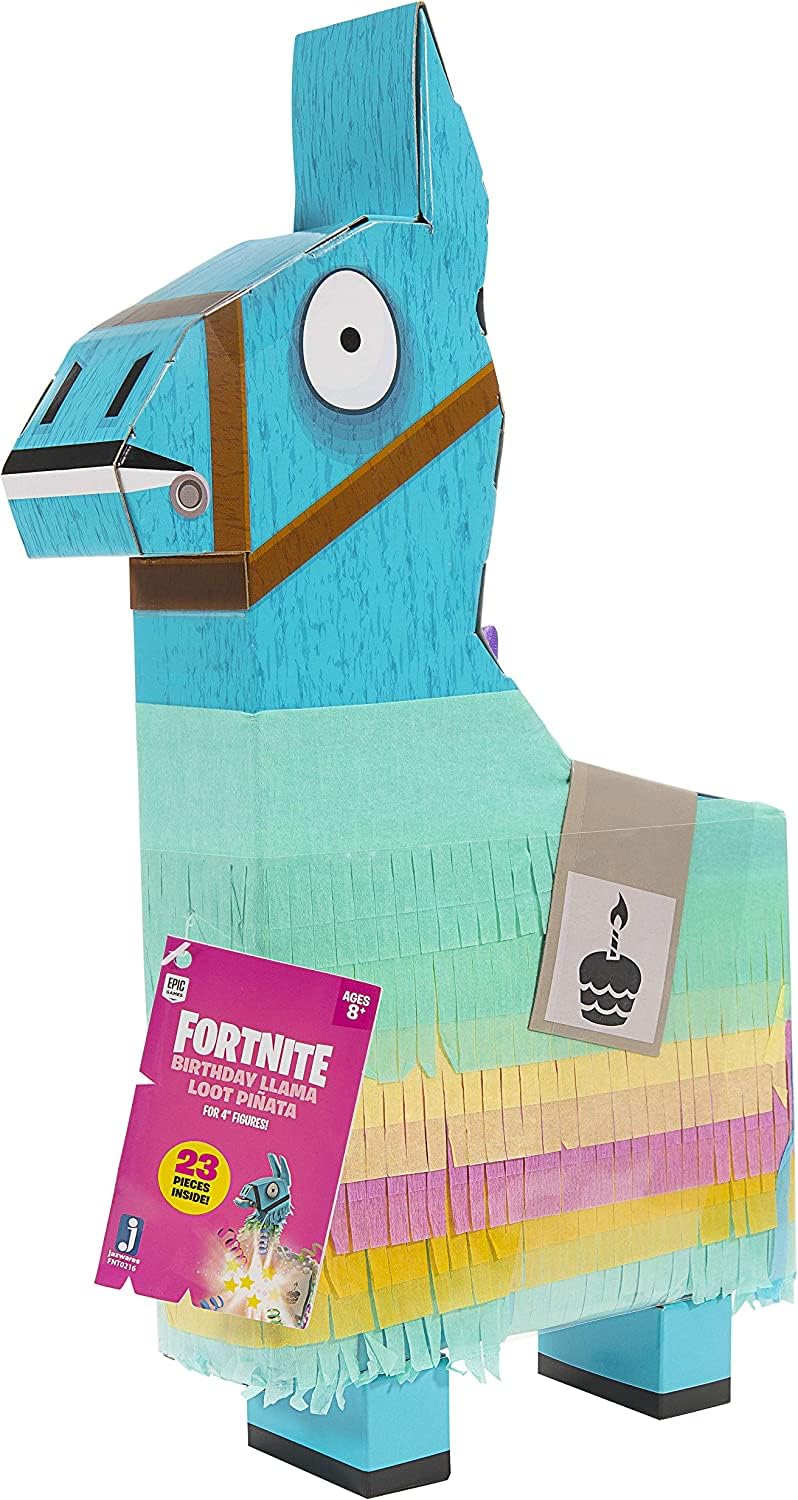 Fortnite Birthday Llama Loot Pinata FNT0216 includes 4-inch War Paint figure and accessories