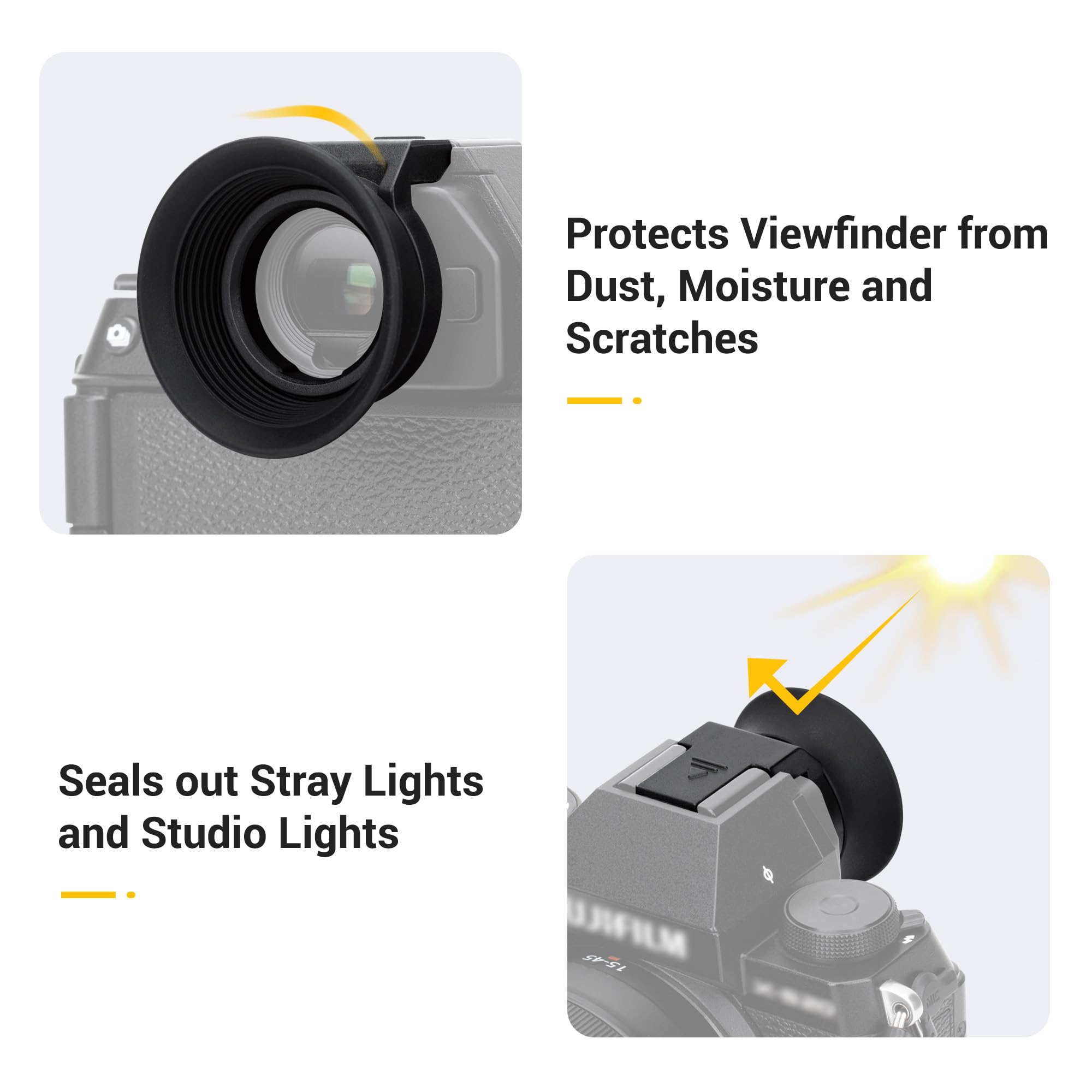 Amazon.com : JJC Eyecup Eye Cup Eyepiece for Fuji Fujifilm X-S20 X