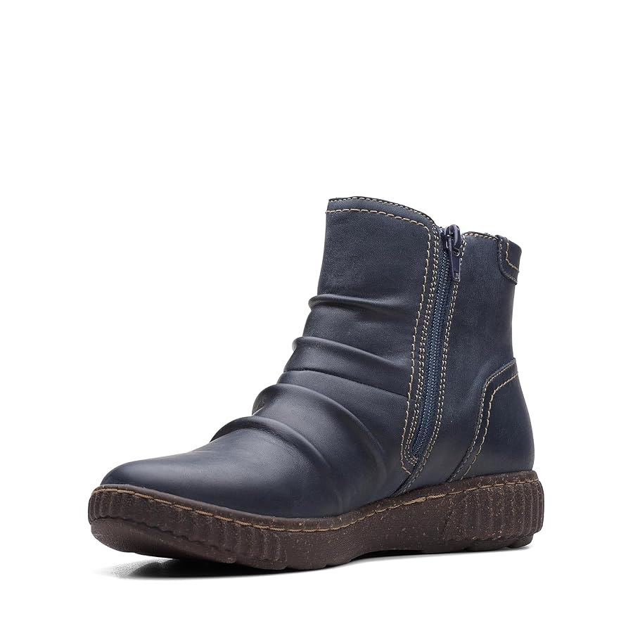 Clarks - Stivaletti Donna Caroline Orchid, Pelle, blu navy, 36 EU :  Amazon.it: Moda