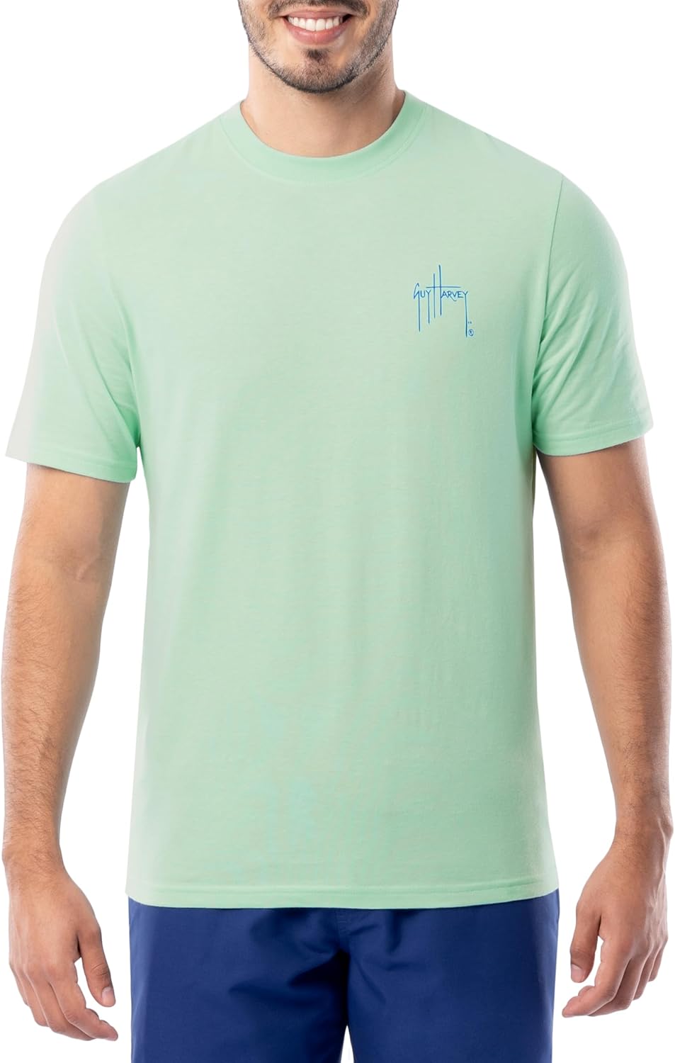 Guy Harvey Men’s Short Sleeve Cotton Graphic T-Shirt - Image 2