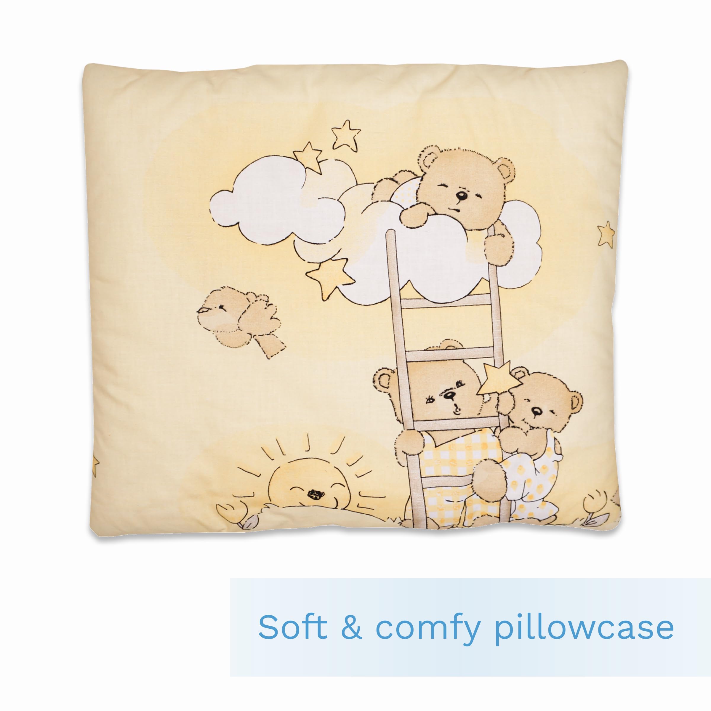2-teiliges Baby Kinder Bettbezug 80 x 70 cm mit Kopfkissenbezug - Muster 3