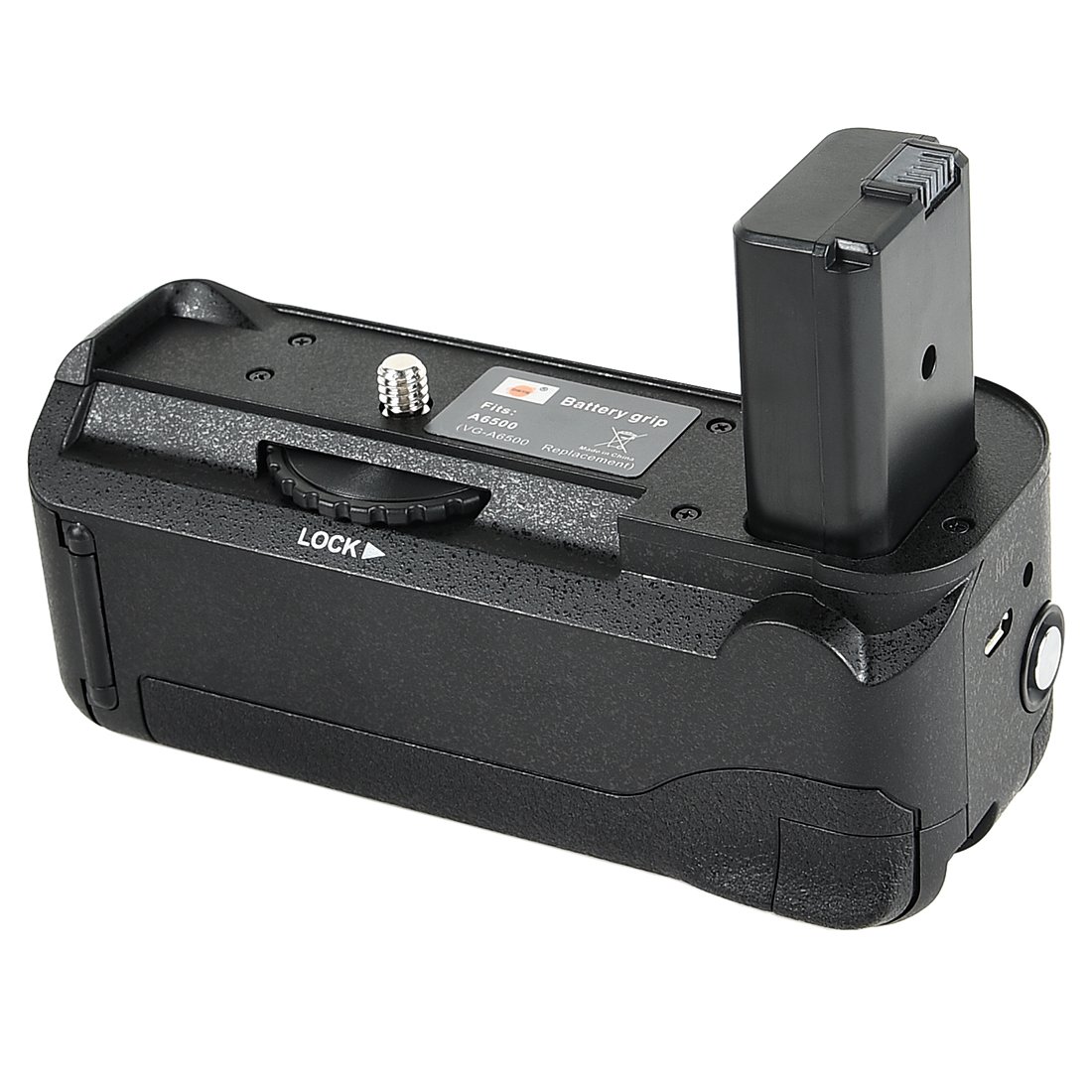 DSTE® VG-A6500 shutter Vertical Batterie Grip Compatibile per A6500 Mirroless Camera with 2pcs NP-FW50 Battery