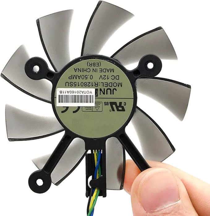 R128015SU 75mm DC12V 0.50A Graphics Card VGA Cooler Fan