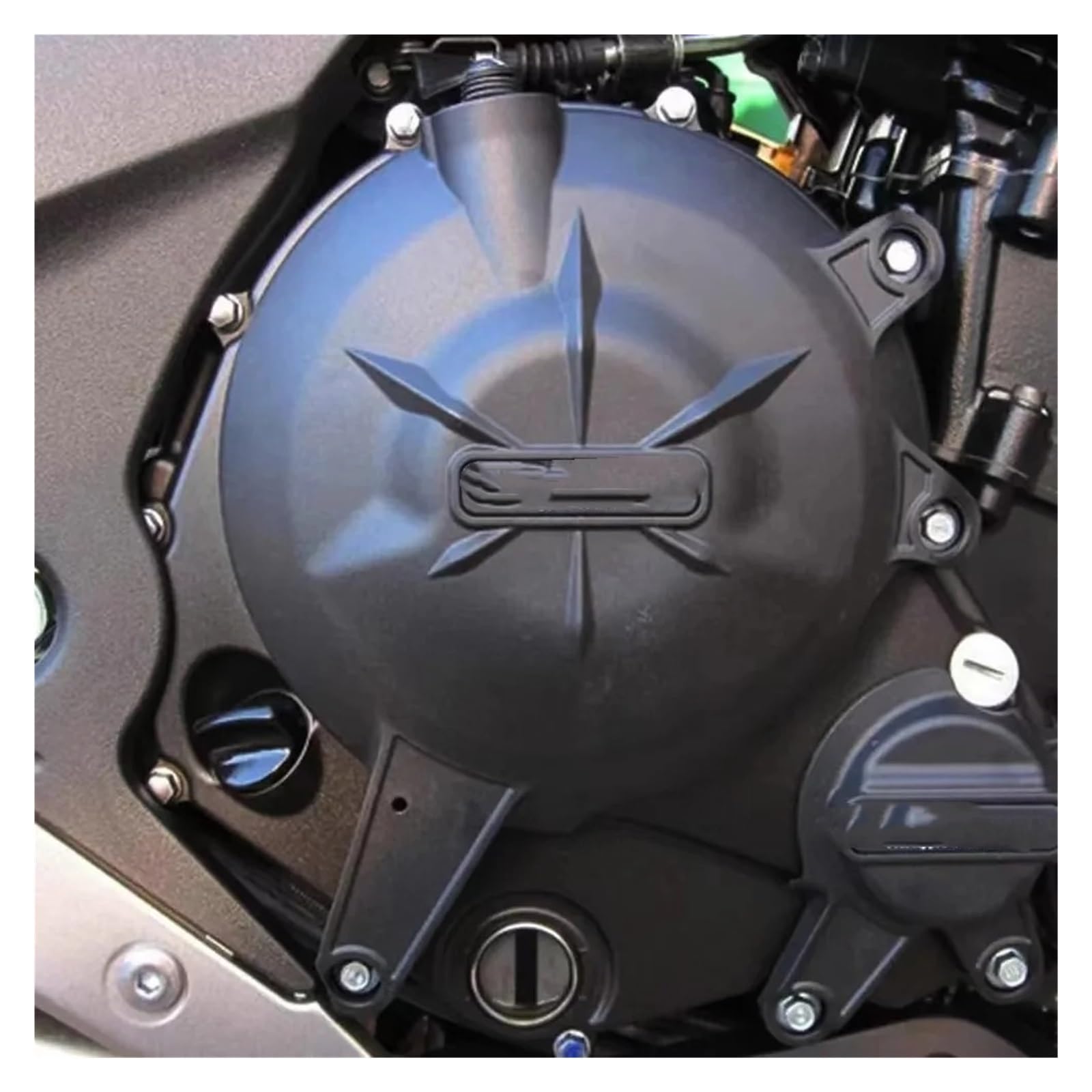 Copertura motore Custodia protettiva Custodia protettiva per copertura motore moto per Kawa&saki ER6N ER-6N 2006-2016 2015 2014 2013 2012 2011ER6F ER-6F
