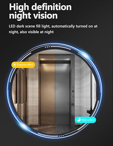 Miniatura 8 de Generic Timbre de video - Sistema de videoportero inteligente con monitor HD 1080P de 4.3 pulgadas, visión nocturna, ángulo de visión de 170 para
