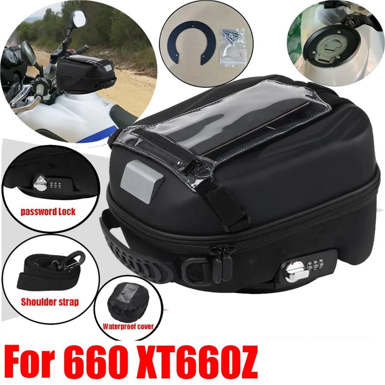 Amazon.co.jp: タンクバッグヤマハ テネレ 660 XTZ XT660Z XT