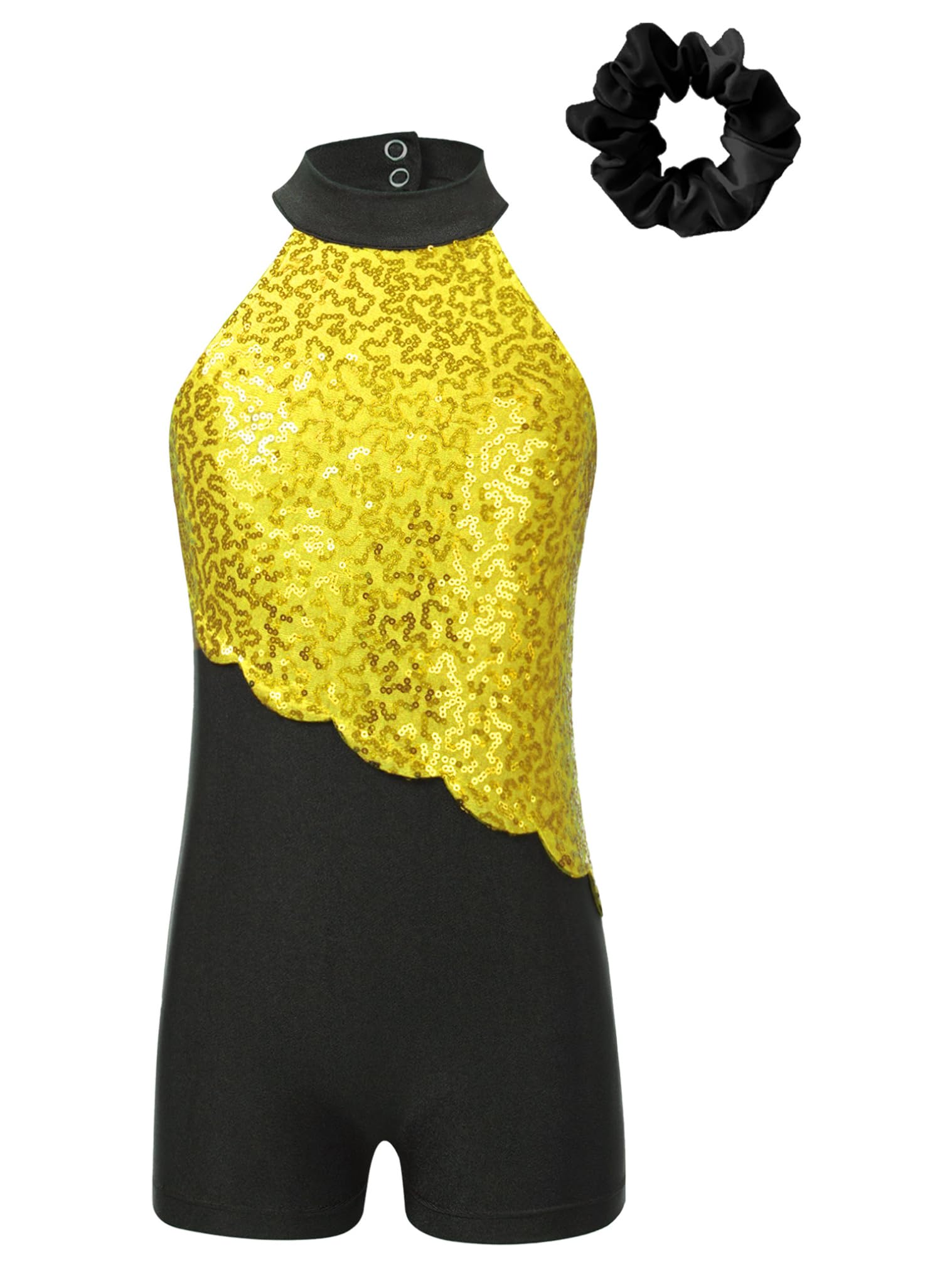 JEATHA Maillot Lentejuelas de Dazna Ballet Niña Leotardos Gimnásticos Jumpsuit Body Monos de Baile Disfraz Bailarina Ropa Gimnasia Ritmica Gym