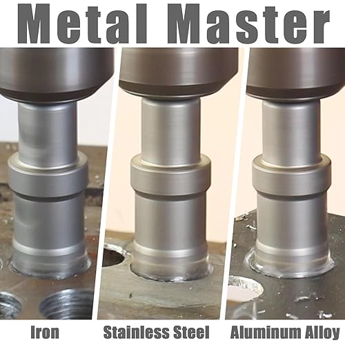 Miniatura 4 de Vearter TCT - Sierra perforadora de carburo de 1-12 pulgadas (1.496 in) para metal duro, cortador de agujeros con punta de carburo de tungsteno con