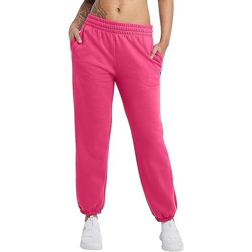 Champion Women's Sweatpants, Powerblend, Fleece, Boyfriend Sweatpants for Women, 29"