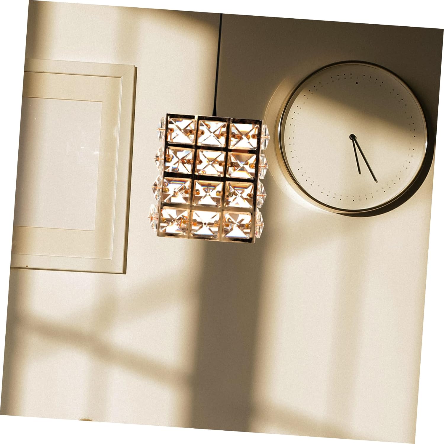 Gadpiparty Ceiling Lamp Shade Accessory Crystal Craft Lampshade for Home Lighting Decor