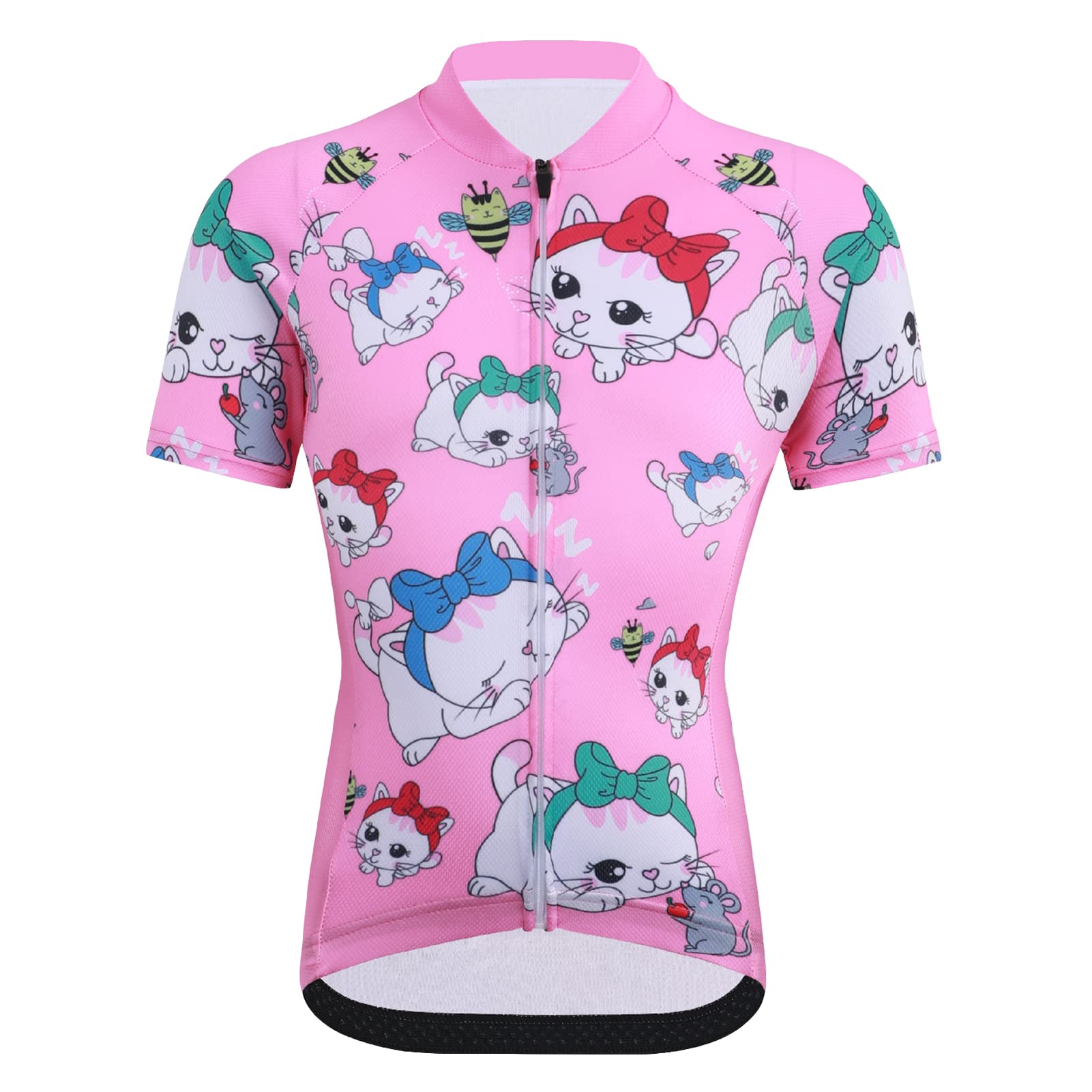 Kinder Jungen Radtrikot Set Mädchen Fahrrad Trikot Fahrradanzug Kurzarm Shirt&Radhose Radsport Anzug