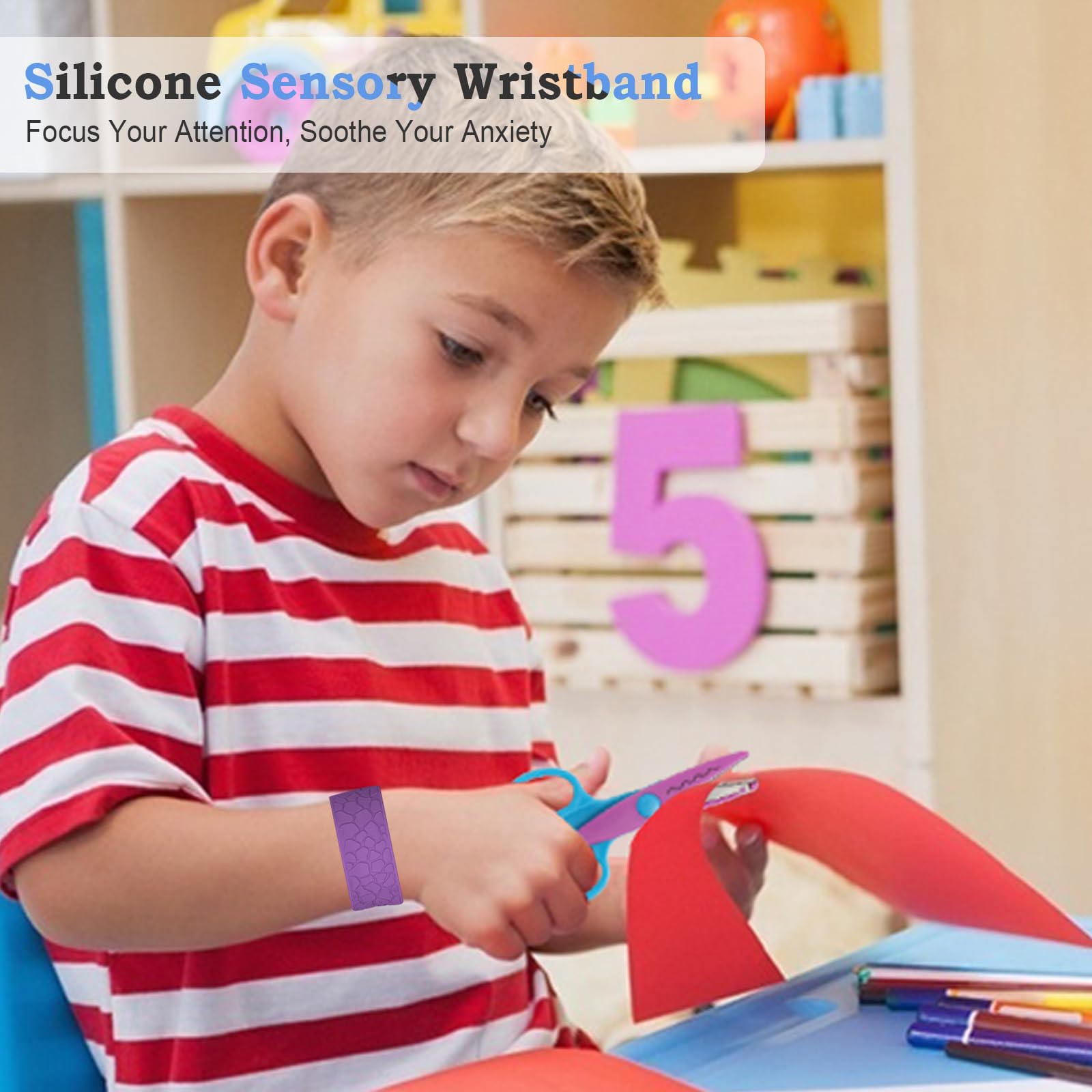 6 PCS Sensory Slap Bracelets - Image 3