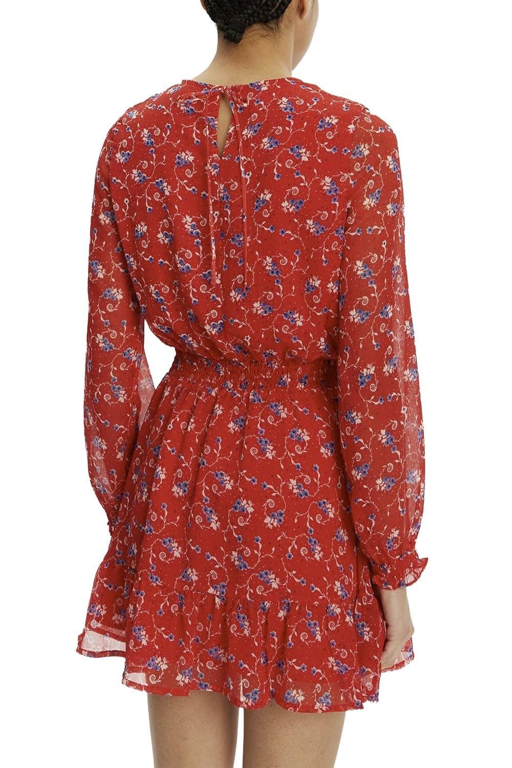 Tommy Jeans Long Sleeve Dress with Floral Print Vestido Mujer