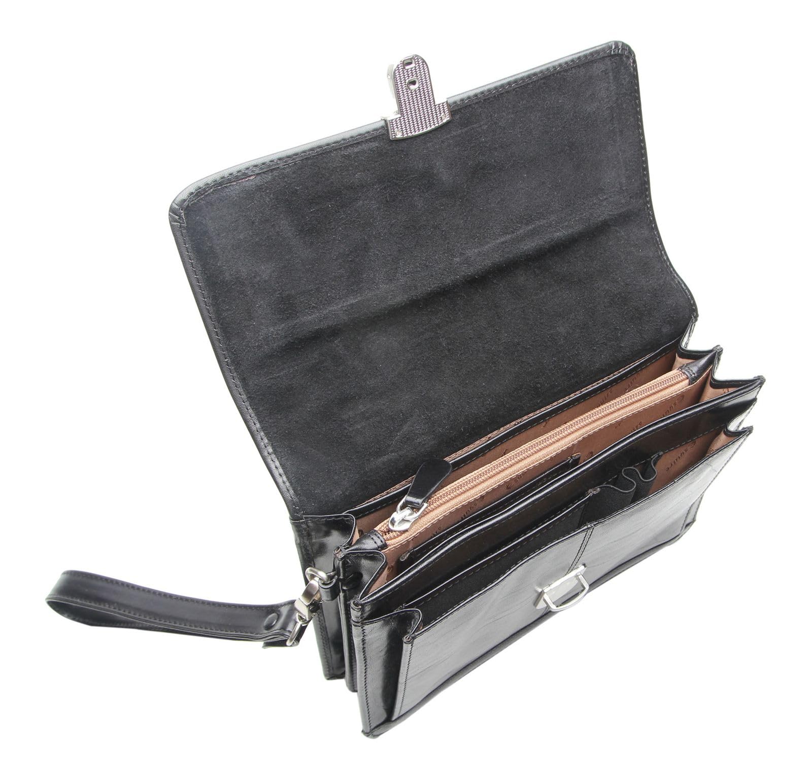Esquire Toscana Handgelenktasche Leder 24,5 cm