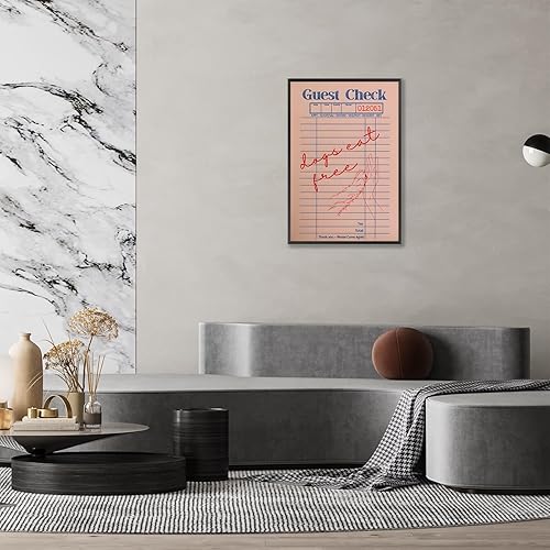 Miniatura 6 de Arte de pared retro a cuadros de invitados divertidos animales perros comen gratis billetes de cheque, pósteres de lienzo para amantes de los