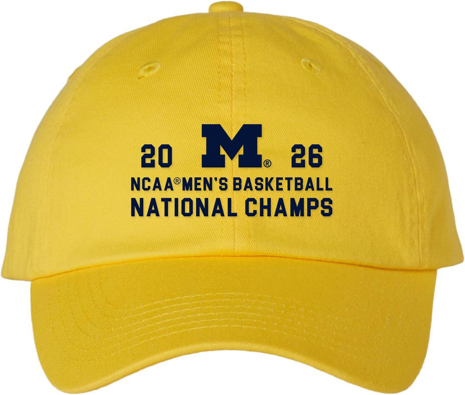 - Michigan Wolverines 2026 Basketball National Champions Simple Path Sports Team Dad Hat