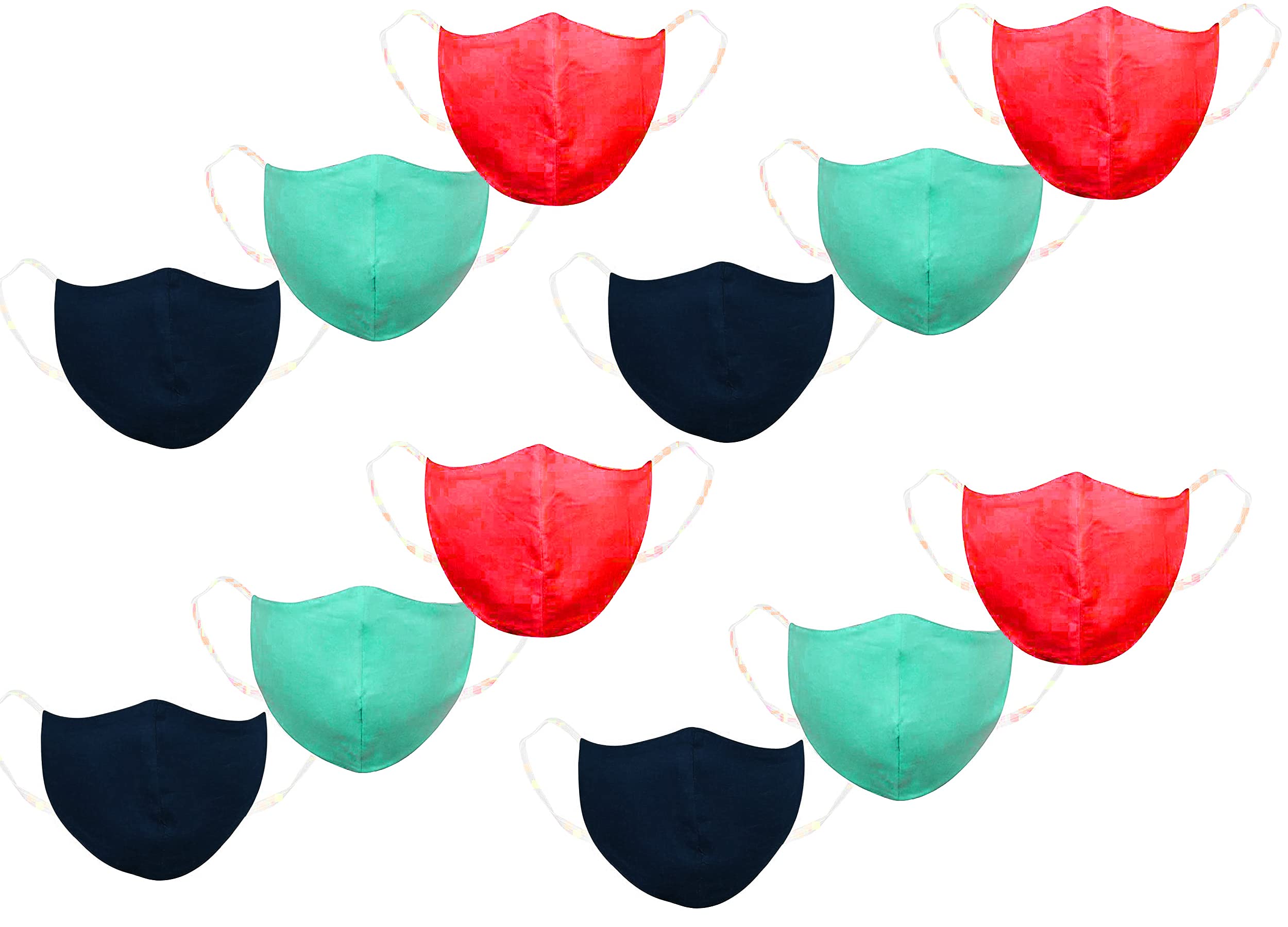 Holy libas Reusable and Washable, 99% Filtration, Protective Face Mask for Women/Men, Anti Pollution, Soft Cotton Mask, Fashionable & Reversible, Assorted (12, M) (B093GWJ35G) Amazon Price History, Amazon Price Tracker
