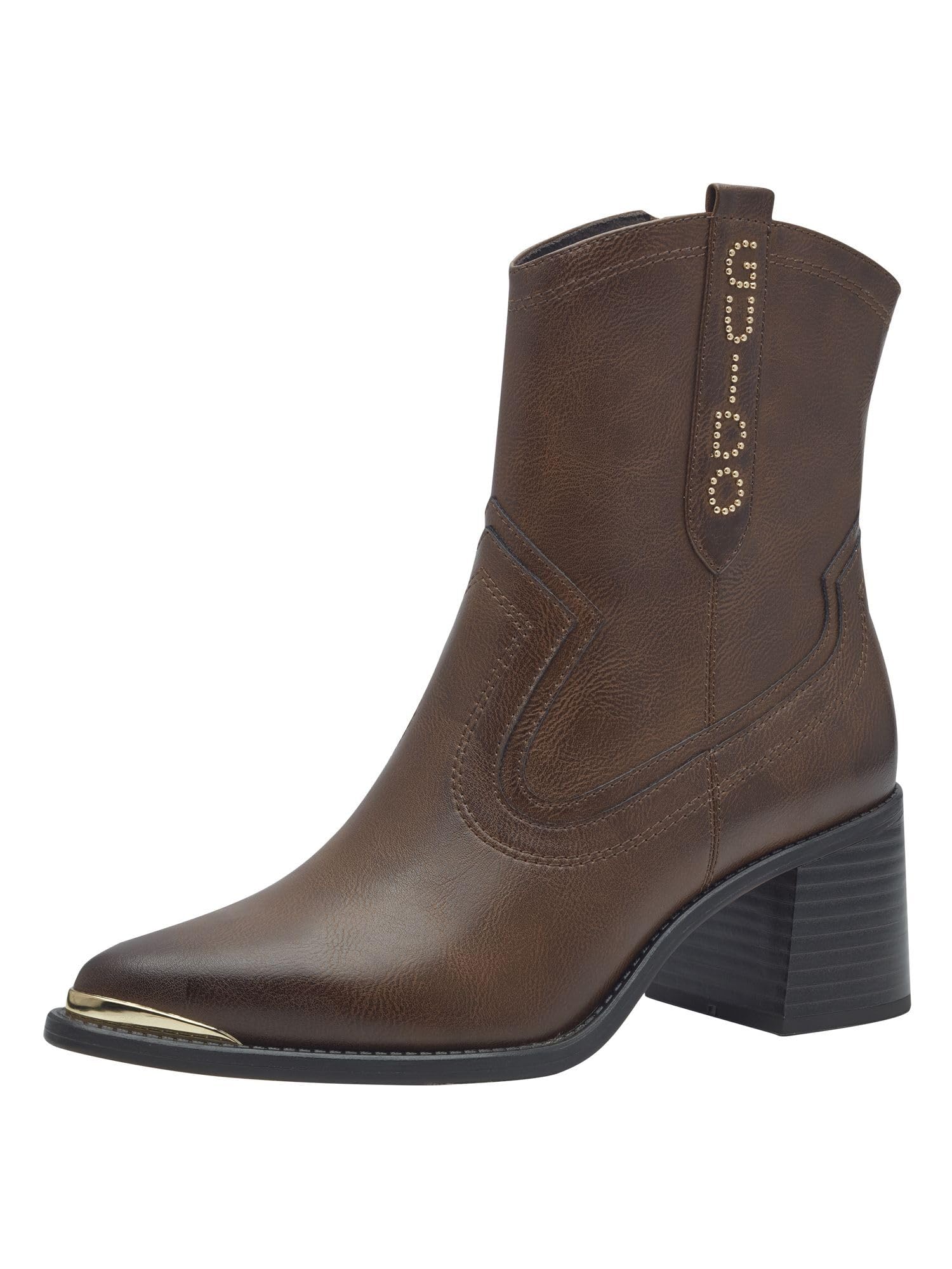 MARCO TOZZI Guido Maria Kretschmer 2-85305-43 Women's Bootie Zip + Briefs Fashion Boot, Chestnut, 5 UK