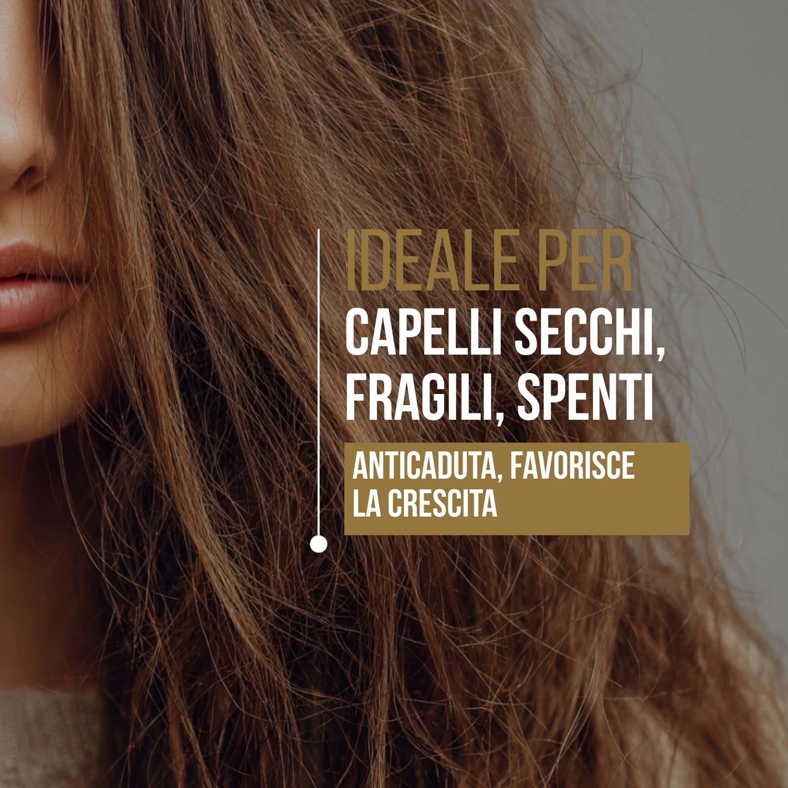 KERARGAN - Trio Anticaduta Ricino: Shampoo, Balsamo e Maschera - 3x250ml | Shampoo, balsamo e maschera all'olio di ricino, routine anticaduta per capelli secchi, fragili o devitalizzati