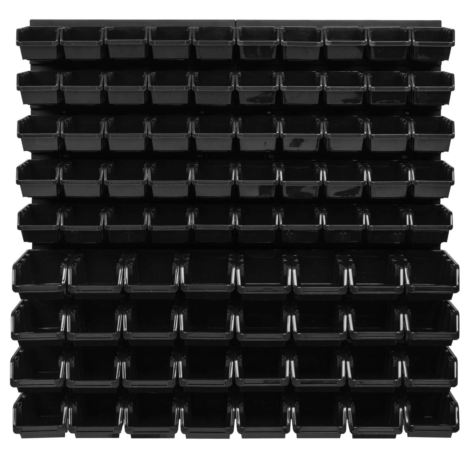 B2c Wall Mounted Tool Peg Board Set Garage Storage Bins Workshop Rack Shed Organiser 50 Models Various Shapes And Layouts Small Medium Large (Model 32)