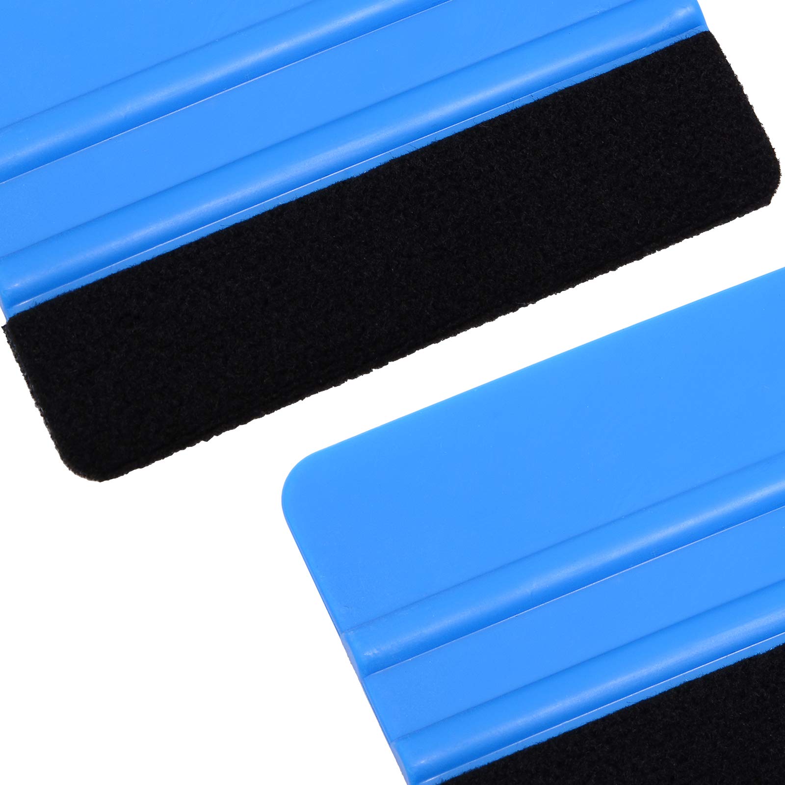Ehdis 2 Pcs Felt Edge Squeegee,Vinyl Squeegee with Felt, Vinyl Wrap