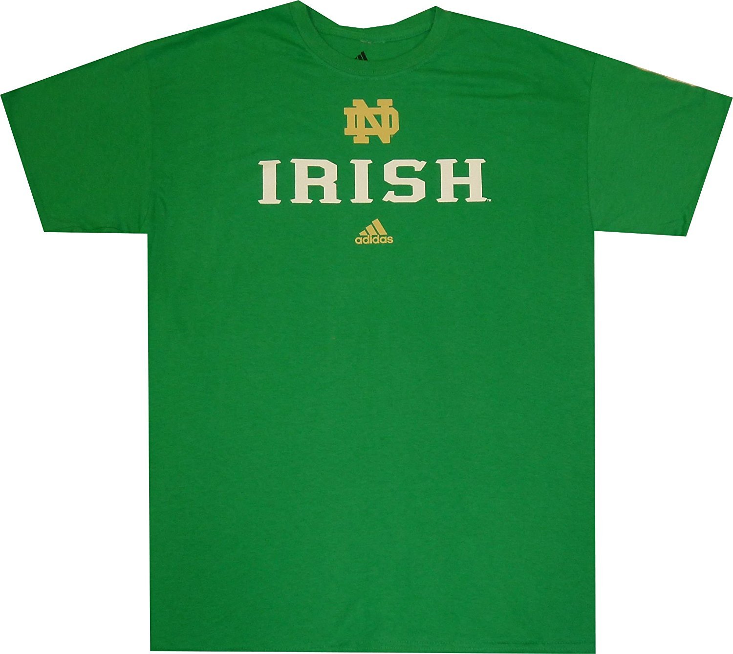 adidas Notre Dame Fighting Irish Kelly Green Wordmark T Shirt