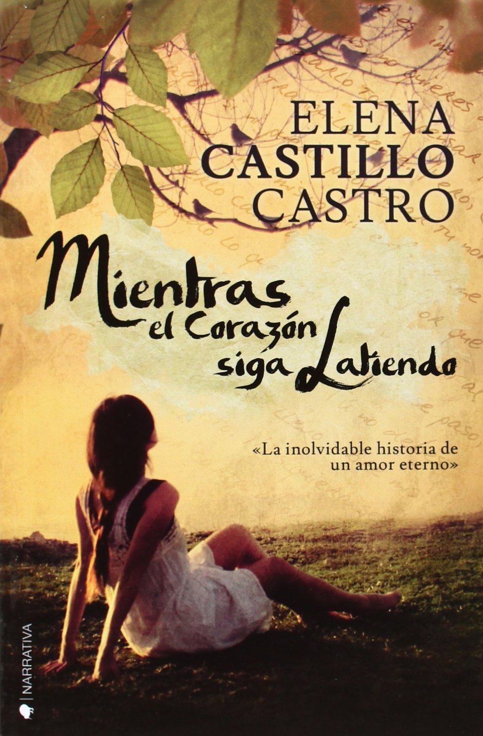 portada del libro Mientras el corazón siga latiendo de Elena Castillo Castro.