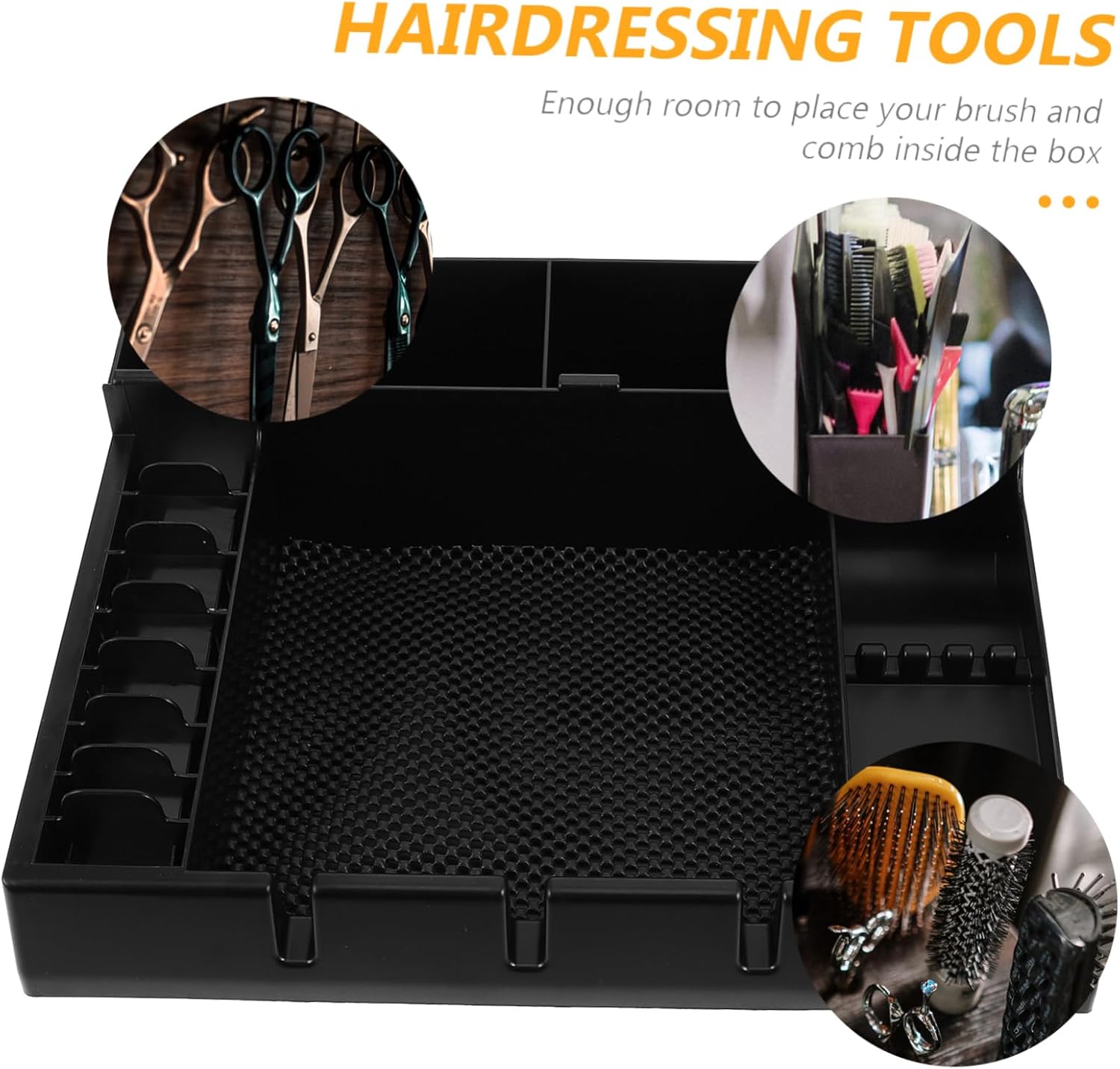 Salon Tray Barber Clipper Tray for Station Hair Cut Tools Keeper Abs Material