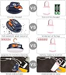 LED Camping Lantern rechargeable, 9900mAh Banque d'électricité LED Lanterne avec aimant Tente Lanttern IPX4 imperméable 2500LM 4 Modes légers pour le camping à crochet, randonnée, ouragan d'urgence, maison et voiture
