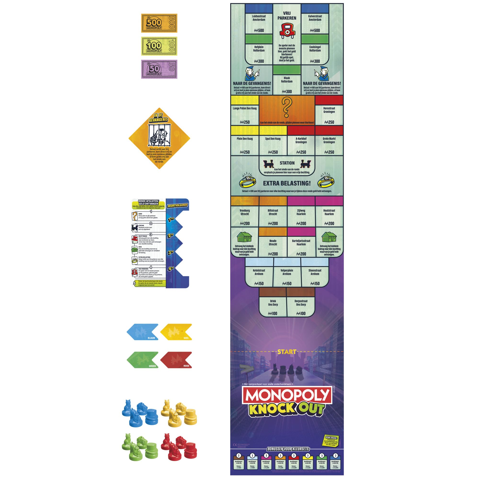 Hasbro Gaming Monopoly Gliss', gioco di gruppo familiare, gioco da tavolo - Versione olandese