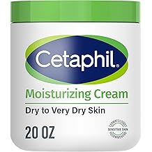 Cetaphil Face & Body Moisturizer, Hydrating Moisturizing Cream for Dry to Very Dry, Sensitive Skin, NEW 20 oz, Fragrance Free, Non-Comedogenic, Non-Greasy (Packaging May Vary)