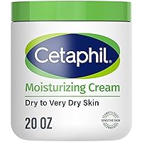 Vista 17 de Cetaphil - Crema hidratante para cara y cuerpo, crema hidratante para piel seca a muy seca y sensible, nueva de 8.8 onzas, libre de fragancia,