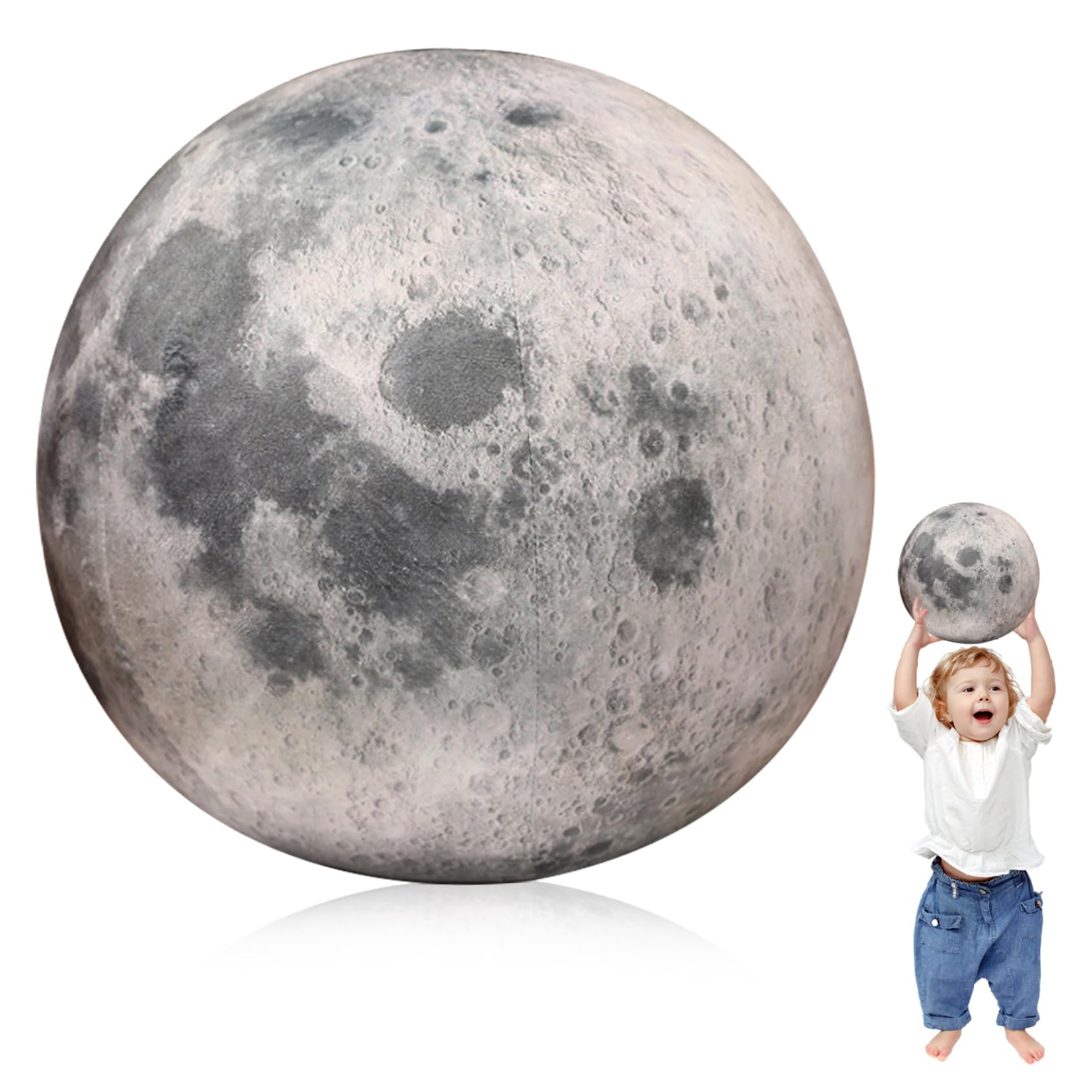 Jouet du système solaire peluche Lune, cadeau d'anniversaire