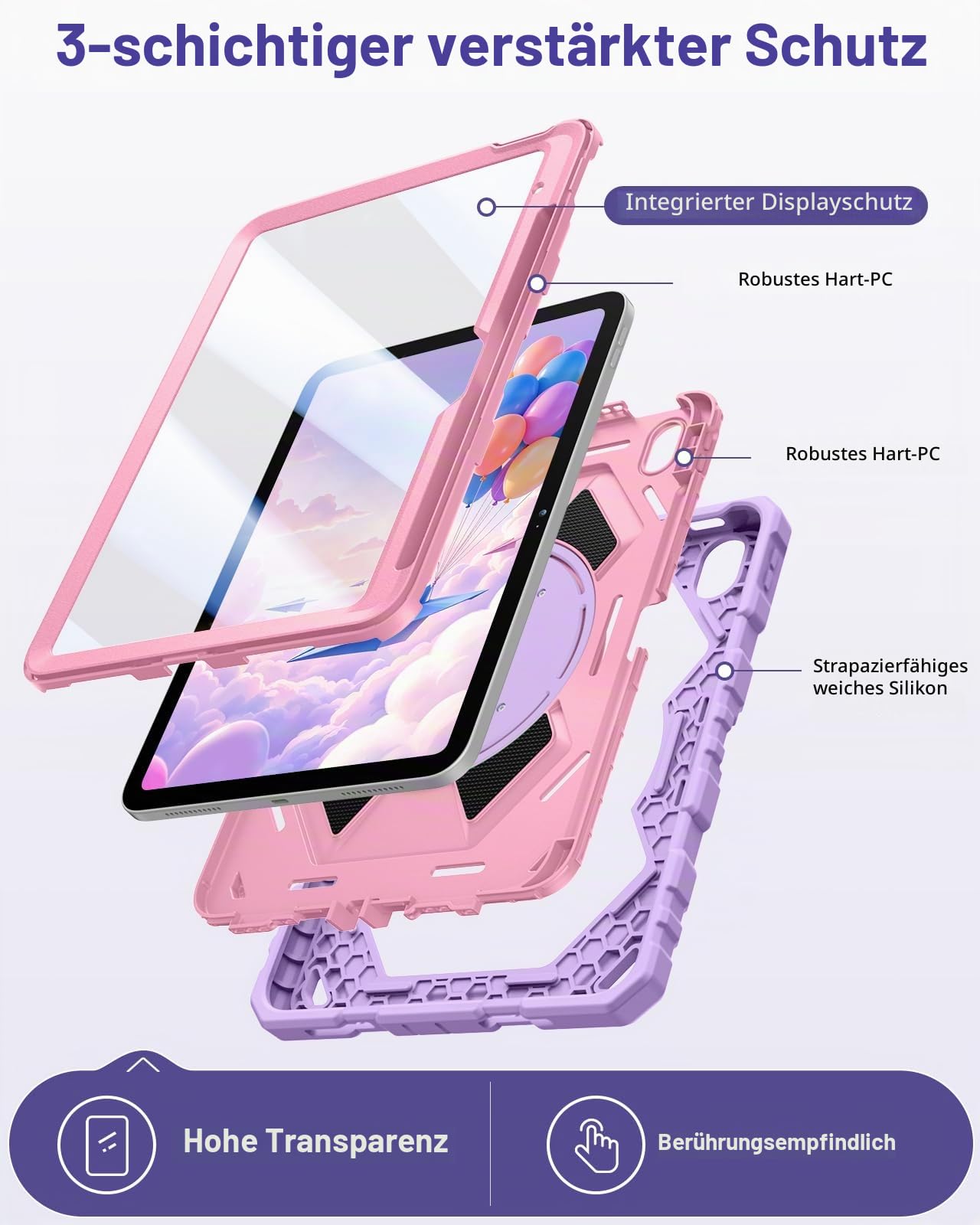 Fintie Hülle für iPad (A16) 11. Generation 11" 2025/ iPad 10. Gen 10.9" – Ansicht 3