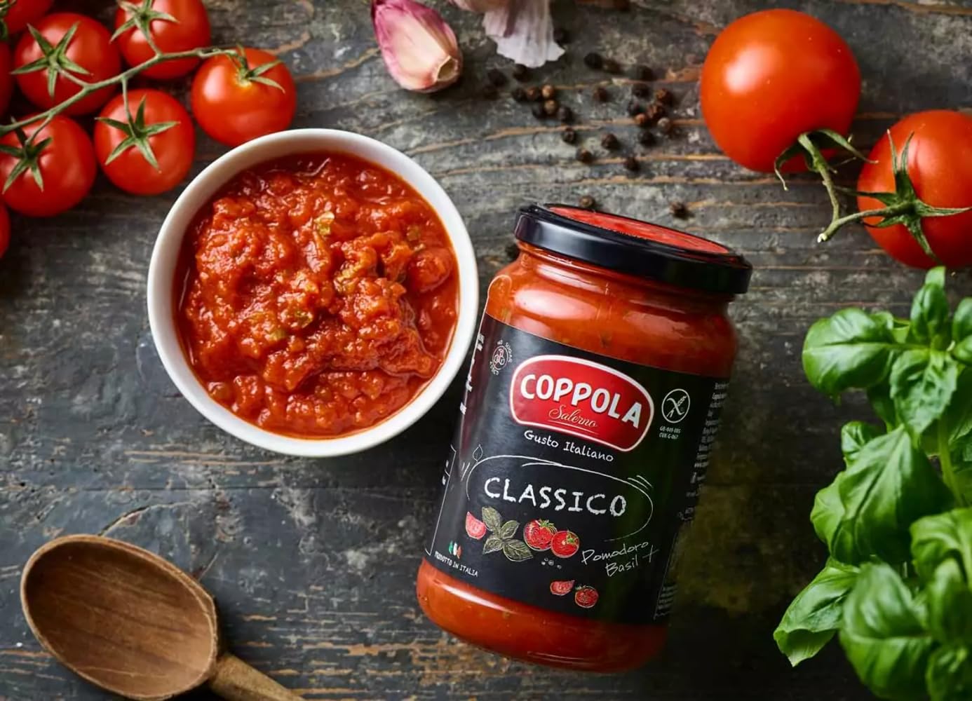 Sauce Coppola Classico - Sans sucre ajouté 350g (Pack de 6)