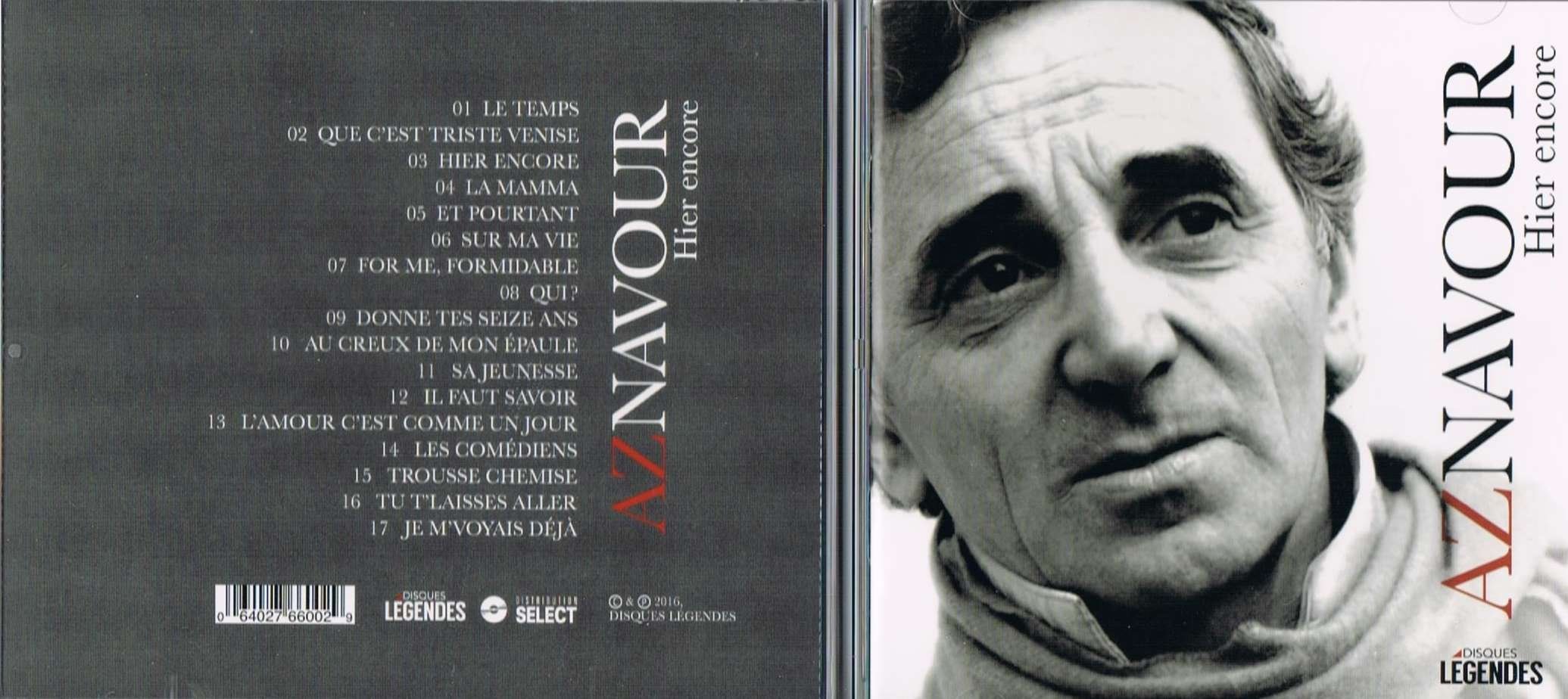Hier Encore [Audio CD] Charles Aznavour