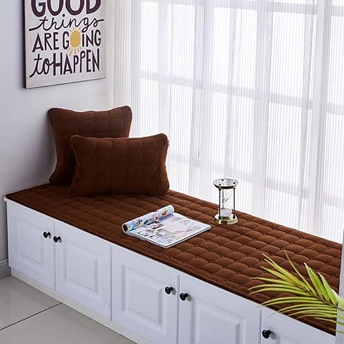 Miniatura 8 de KaYomax Tapete de asiento personalizado para ventana de bahía, antideslizante, para interiores y exteriores, para sofá, sofá biplaza, sala de estar,