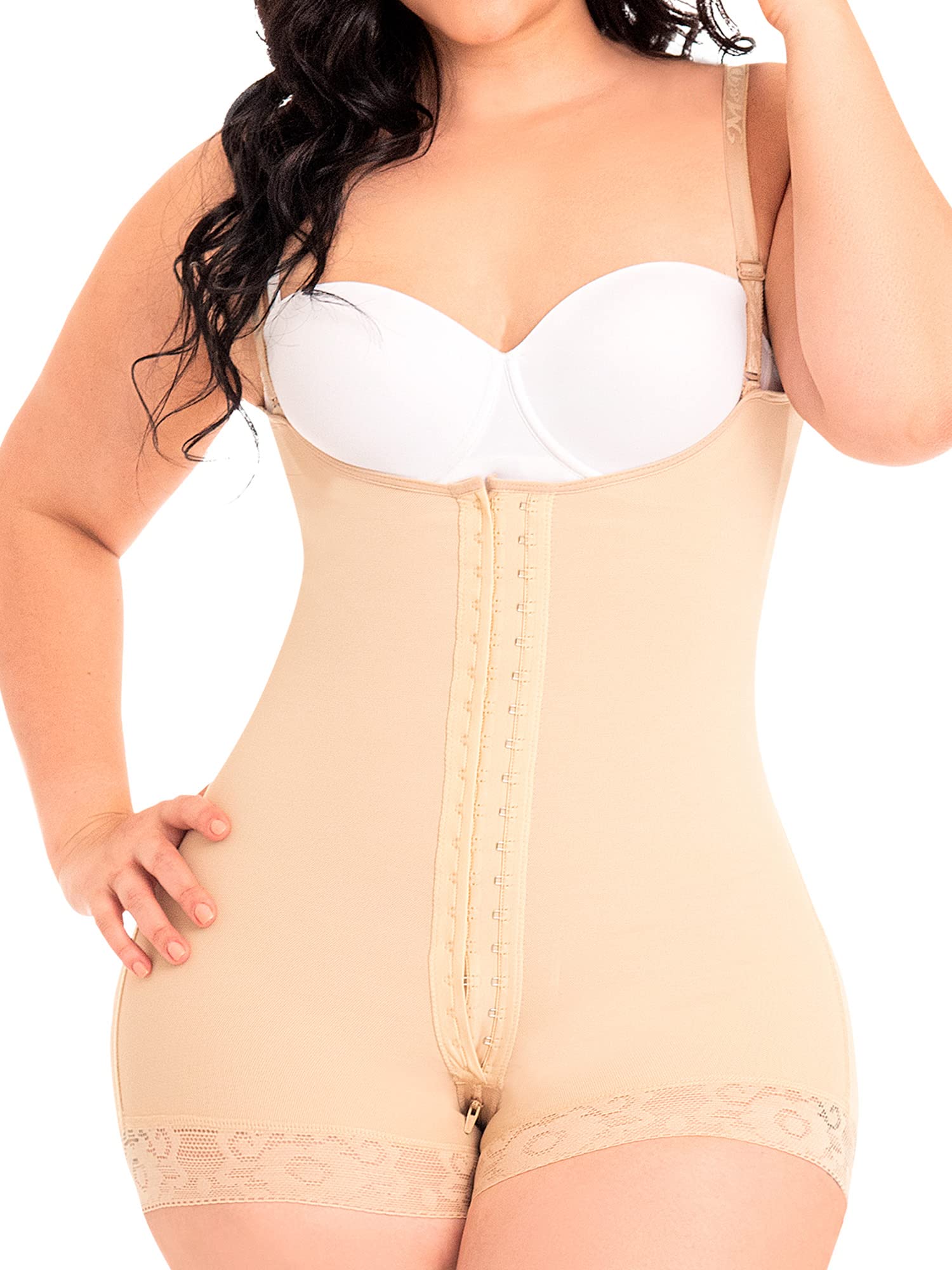 M&DFajas Colombianas Post Surgery Shapewear After Liposuction Tummy Control Hourglass Bodysuit for Curvy Women