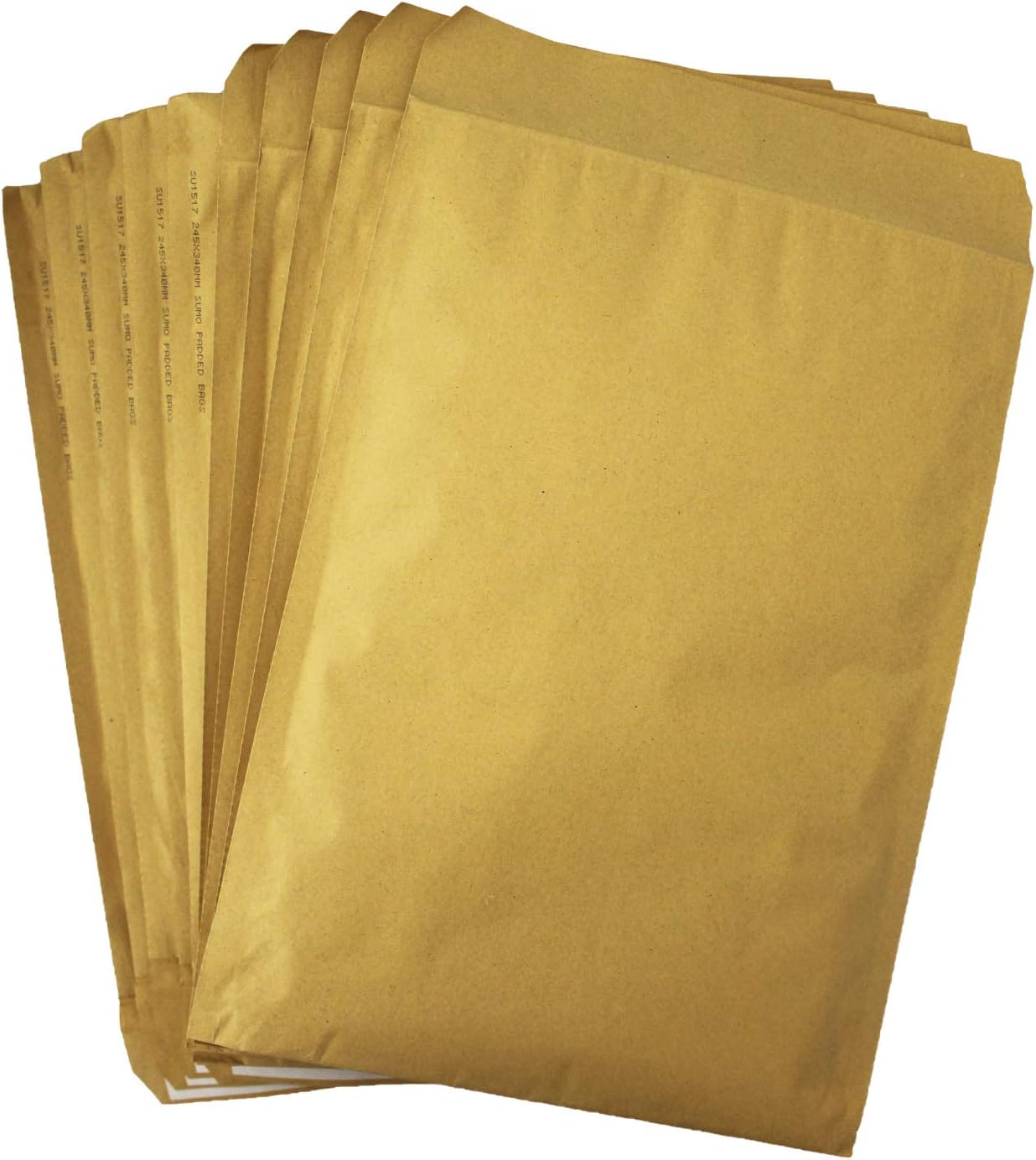 Mailmedia 30002314 Padded Paper Envelopes SUMO Inner Dimensions 225 x 340 mm Outer Dimensions 245 x 340 mm Brown Pack of 10