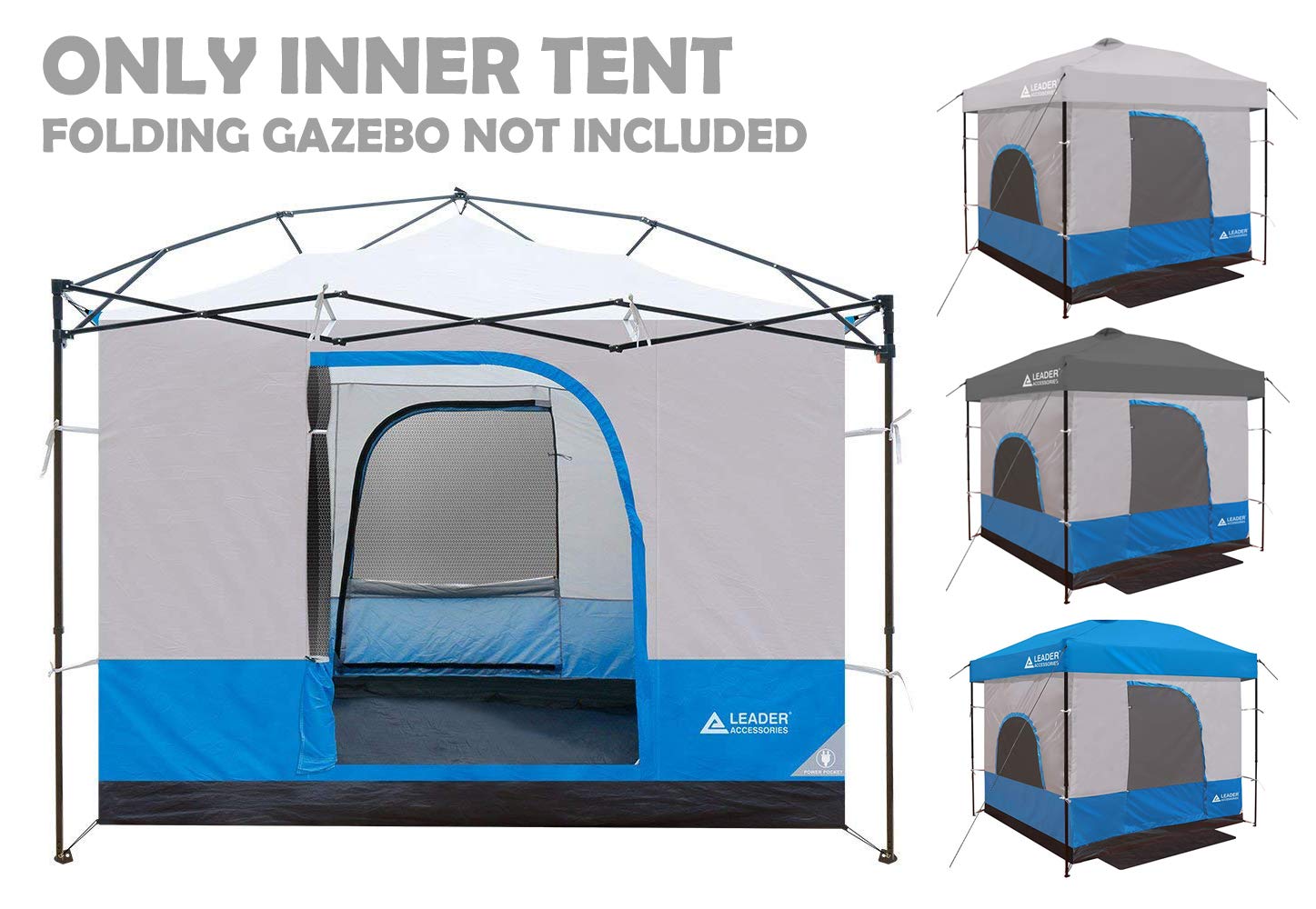 Inner Tent for 10' x 10' Canopy, Blue 