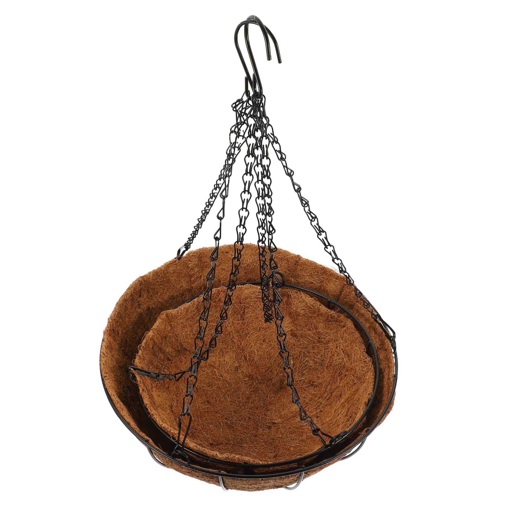 Panier de fleurs extérieur HEMOTON jardinière suspendue en fer déco terrasse et balcon