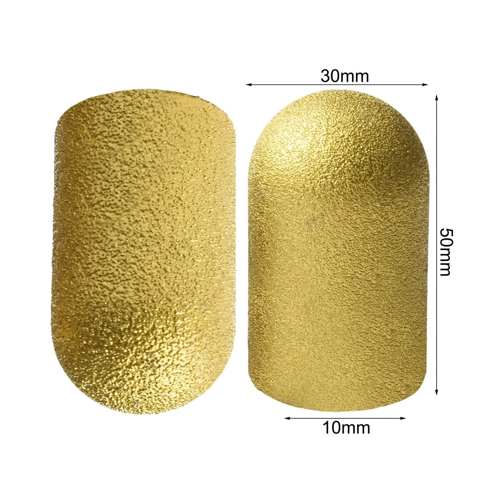 Diamentowa ściernica palcowa 1 zestaw Szlifierka kątowa Diamentowe lutowane palce Narzędzia do obróbki kamienia Grawer(100 Grit)