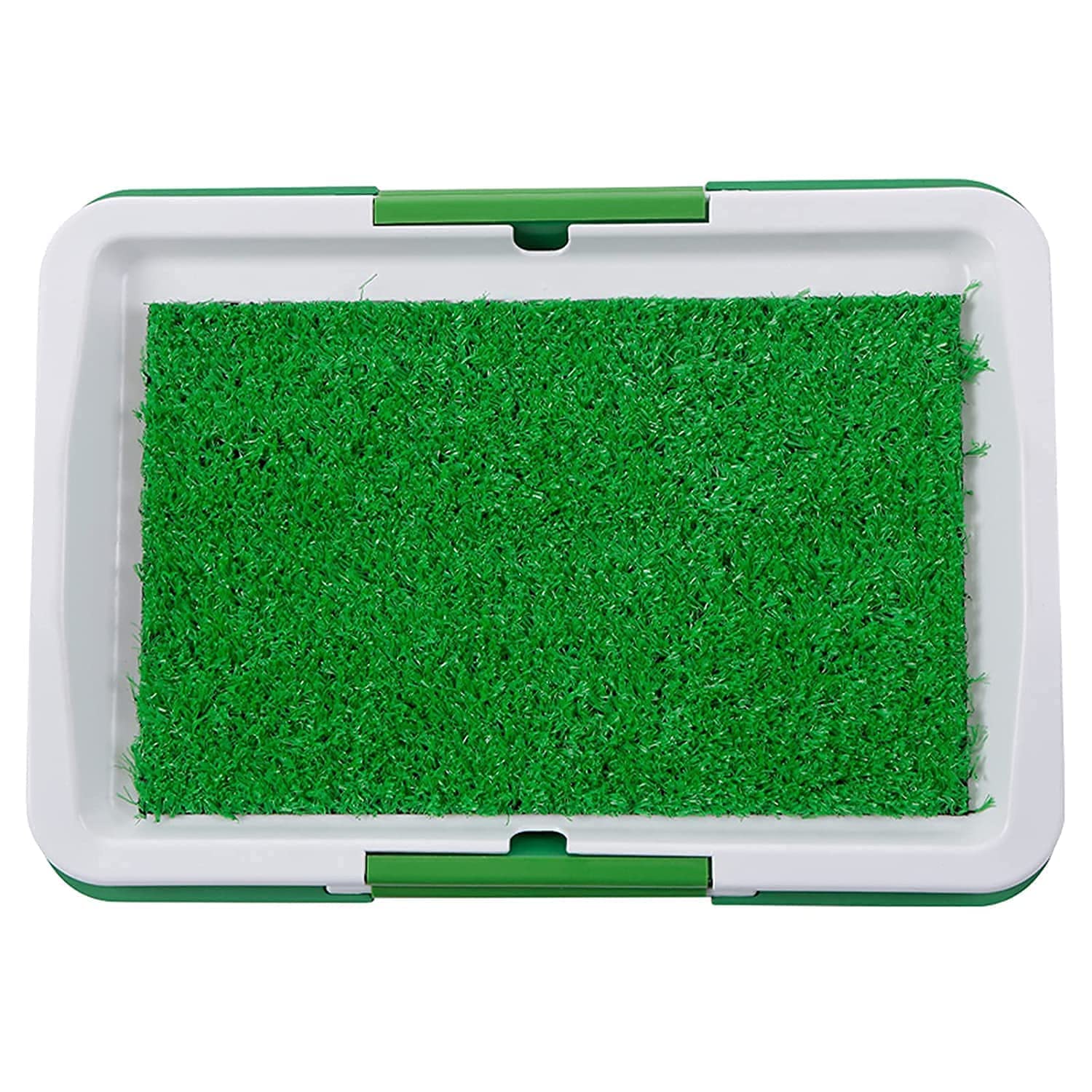 VIPREKHO Puppy Potty Training pad - Washable & Reusable Dog Potty Tray with Lawn Fake Grass for Home Balcony Outdoor Garden Dog Pee Toilet Training pad Plastic (B0C3RKV12W) Amazon Price History, Amazon Price Tracker