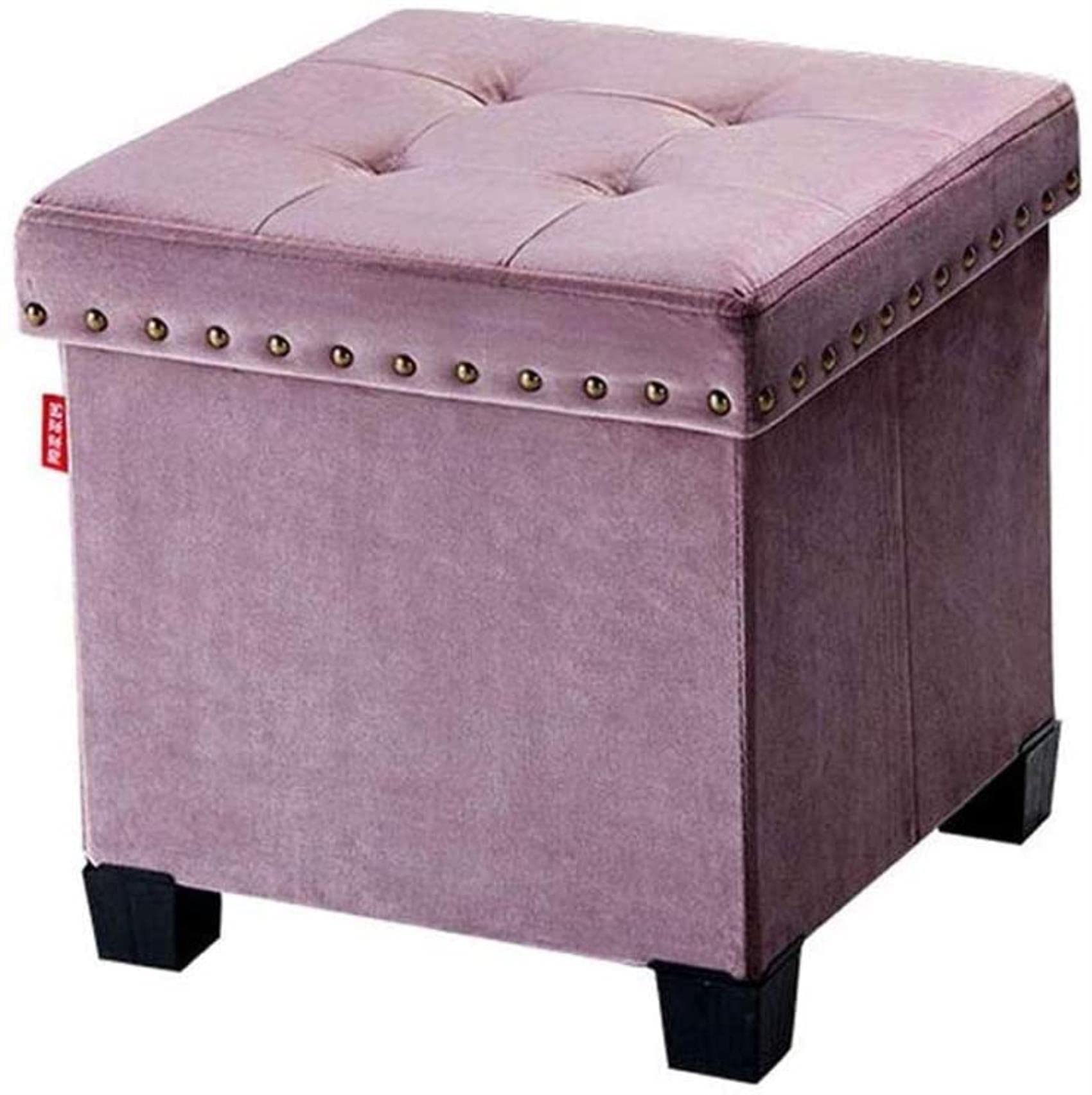Banc de rangement 38cm en tissu lazy soft avec tabouret et coffre pour chaussures de maison