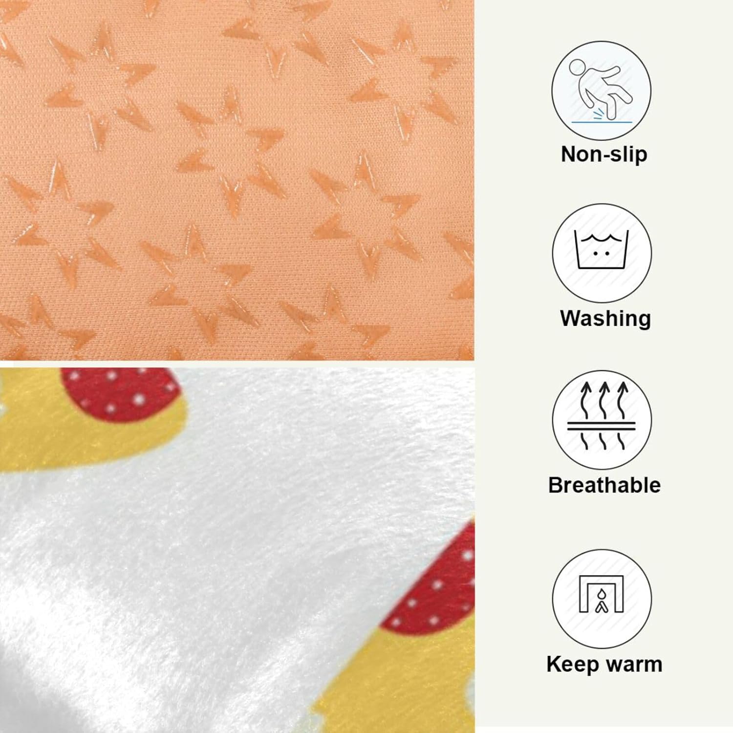 review Pizza Crate Pet Bed, Portable Washable Dog Cat Mat, Soft Comfortable Pet Mattress with Non-Slip Bottom for Dogs Cats Sleeping, 24 x 18 Inch