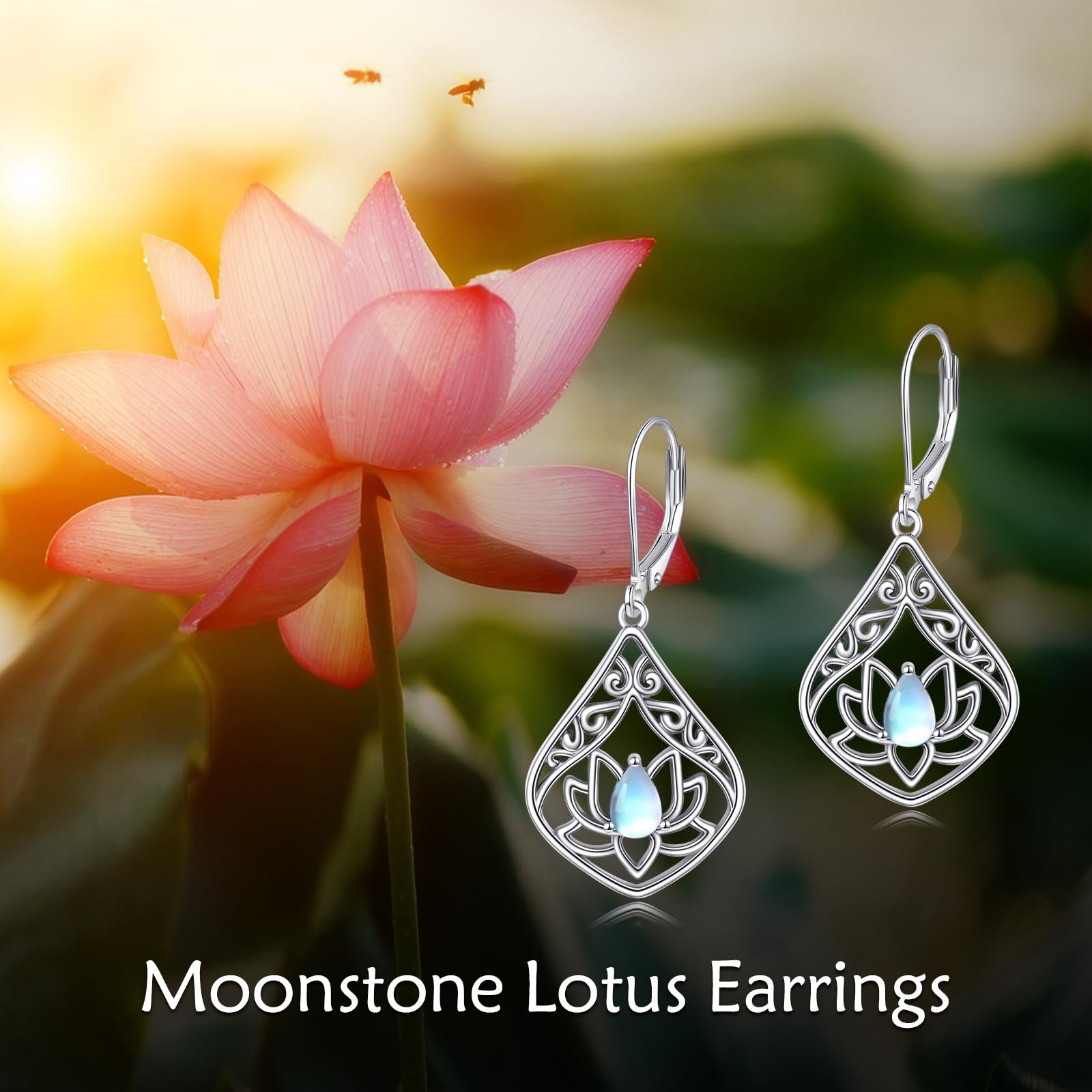 POPLYKE Orecchini pendenti a forma di girasole, in argento Sterling con filigrana, a forma di goccia, regalo per donne e ragazze
